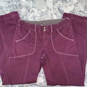 Plum Athleta Wide Leg Trouser
